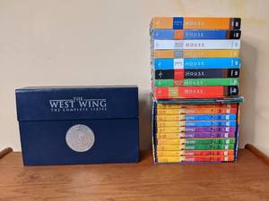 lot 216 image: DVD Boxed Sets (West Wing, House and The Prisoner)