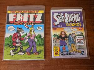 lot 217 image: Pair of Books Fritz the Cat and Self-Loathing Comics