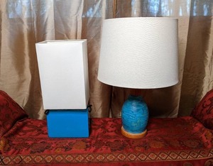lot 236 image: Pair of Modern Table Lamps