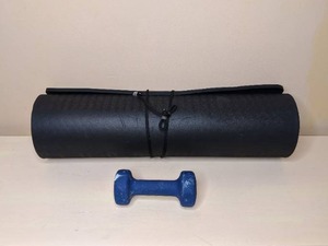 lot 282 image: Yoga Mat and Five Lb. Weight