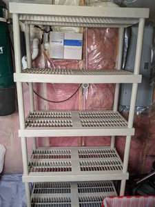 lot 266 image: (2) Plastic Shelving Units