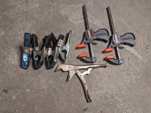 lot 337 image: Assorted Clamps and Vice Grip