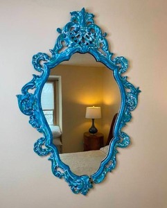lot 137 image: Whimsical Wall Mirror - As Is