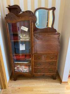 lot 146 image: Gorgeous Antique Italian Secretary Desk