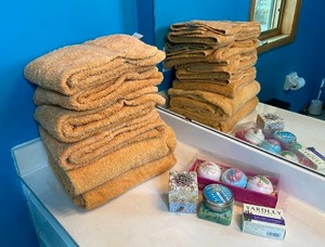 lot 149 image: Bath Towels, Soaps, Candles, and More