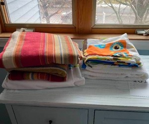 lot 162 image: Assorted Towels and Shower Curtains