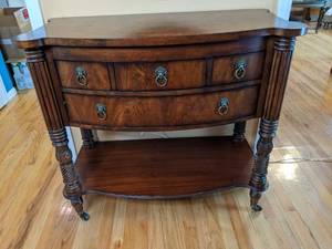 lot 6 image: 2 Drawer ServerAccent Table