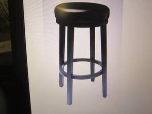 Hudson Bar Height Swivel Stool open...