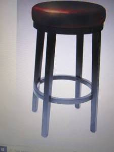 Hudson Bar Height Swivel Stool open...