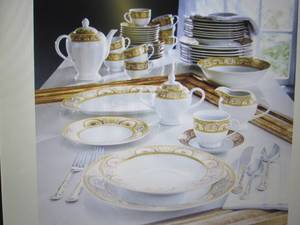 47-Piece Accent Dinnerware Set open...