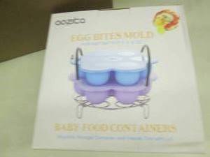 Egg Bites Mold Baby Food Containers...