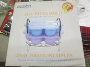 Egg Bites Mold Baby Food Containers...