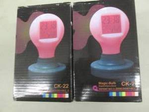 2 Magic Bulb Digital Alarm Clocks...