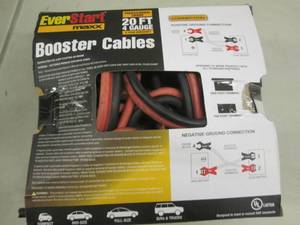 Booster Cables open box...
