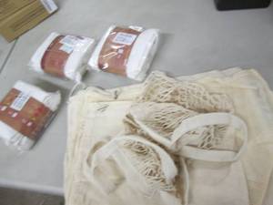 4 pks Assorted Cotton Bags...