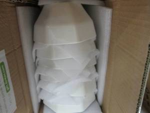 6 White Porcelain Dessert Bowls...