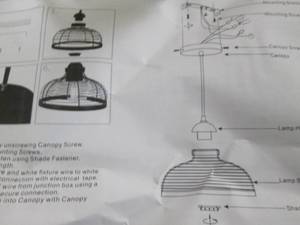 Pendant Lamp Fixture...