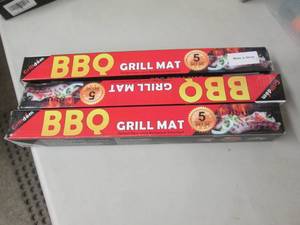 3- 5pks BBQ  Grill Mats...