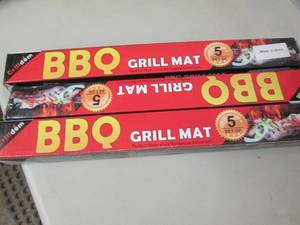 3- 5pks BBQ  Grill Mats...