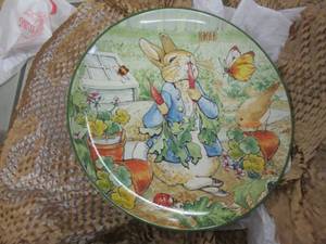 4 Peter Rabbit Plates...