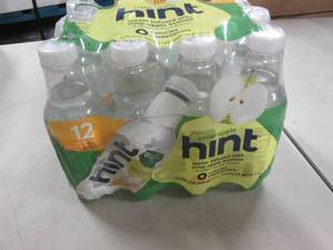 12- 16 oz Bottles Hint Crisp Apple...