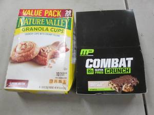 Granola Cups, Combat Protein Bars...
