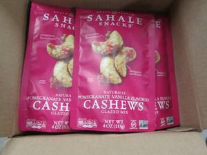 6- 4oz Bags Sahale Cashew Snacks...