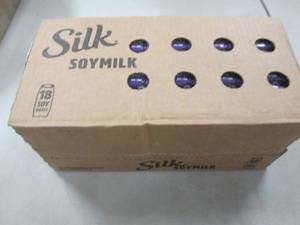 2- 18 pks - 8 oz Silk Soy Milk Boxe...