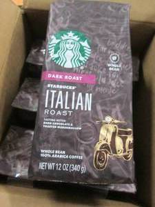 6- 12 oz Bags Starbucks Italian Roa...