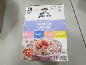 48 pk Quaker Oatmeal...