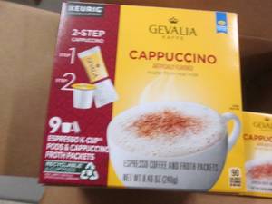 4- 9 ct Gevalia Cappucino Kcups...