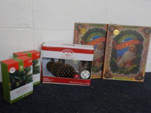 Xmas Lights Unopened, and Xmas Book...