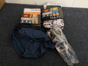 Mens Size M Boxers and Hair Brush...