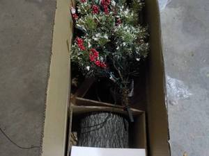 Flocked Xmas Tree...