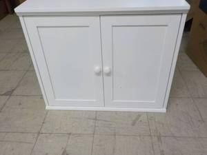White Freestanding Cabinet 29 x 14 ...