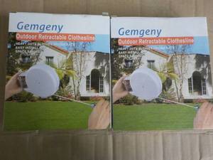 Set of 2 Gemgeny Outdoor Retractabl...