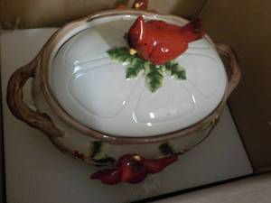 Cardinal Soup Tureen...