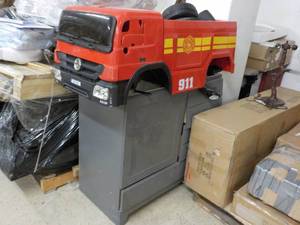 Cabinet and Fire Truck for Parts an...