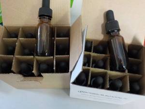 24 Amber Bottles with Droppers...