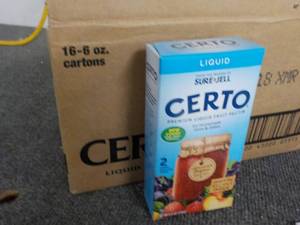 16 - 6 oz Cartons Certo Pectin...