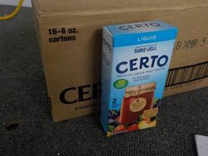 16 - 6 oz Cartons Certo Pectin...