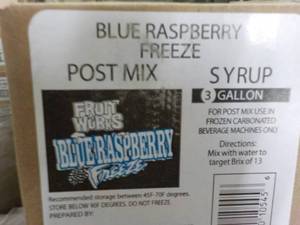 2 - 3 Gallon Blue Raspberry Freeze ...