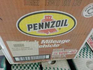 6 -1 qt Bottles Pennzoil 10w-40 Mot...