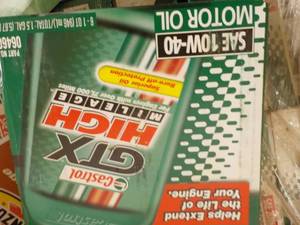 6 - 1 qt Bottles Castrol GTX High M...