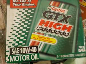 6 - 1 qt Bottles Castrol GTX High M...