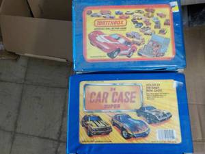 2 Matchbox Cases with Cars...