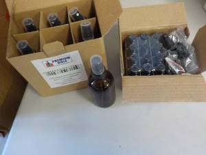 2 Sizes Amber Bottles with Droppers...