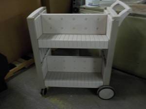 2 sided Cart on Wheels...