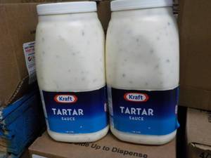 2 Gallon Jugs Kraft Tartar Sauce...