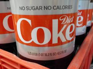 12 pack 1.25 Liter Bottles Diet Cok...